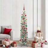 vidaXL Umjetno božićno drvce Zelena 180 cm PVC i čelik i plastika | shoptok.hr