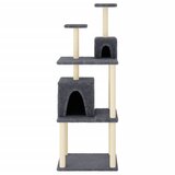  Penjalica za mačke sa stupovima za grebanje tamnosiva 167 cm | shoptok.hr