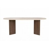 Hanah home Trpezarijski sto Sabella Travertine Venezia Walnut | Eponuda.com