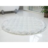  Okrugla prostirka za kupatilo sa resicama – fi 80 cm A5 ( VLK000183-belaresa ) | ePonuda.com