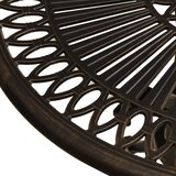  Vrtni stol brončani 62 x 62 x 65 cm od lijevanog aluminija | Eponuda.com