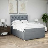  Krevet box spring s madracem svjetlosiva 160x200 cm tkanina | shoptok.hr