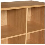 Hübsch Biblioteka u dekoru hrasta u prirodnoj boji 80x95x30 cm Disco – | shoptok.hr