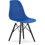 Brandless OSAKA stol modre barve / noge črne x 2, (22030495) | Shoptok.si
