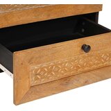 vidaXL Nočna omarica Svetlo rjava 50 x 33 x 60 cm trden mangov les | Shoptok.si