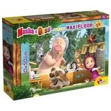 Lisciani Puzzle Maxi Maša I Meda 2u1 složi I oboji - 24 dela Cene