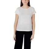 Street One Majice s kratkimi rokavi LTD QR linen look shirt w.laceshoulde 323146 Bela | Shoptok.si
