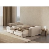 Micadoni Bež raztegljiva sedežna garnitura iz tkanine bouclé 247 cm Jodie – Home | Shoptok.si