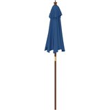  Vrtni suncobran s drvenim stupom azurnoplavi 196 x 231 cm | Eponuda.com