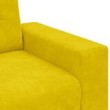 SOFA za 3 osobe Žuta 220 cm Bar&amp;scaron;un Slike