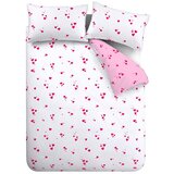 Catherine Lansfield Bela/rožnata posteljnina za zakonsko posteljo iz krepa 200x200 cm Seersucker Heart – | Shoptok.si