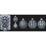 Molarem Home Set od 27 kuglica za božićno drvce – 4 / 6 cm, siva | shoptok.hr