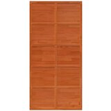 vidaXL Hlevska vrata voščeno rjava 100x108 cm trdna borovina | Shoptok.si