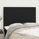  Uzglavlja 4 kom crni 72 x 5 x 78/88 cm od tkanine Cijene
