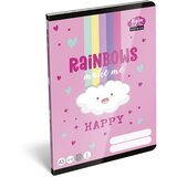 ICO ICO: Lizzysuli Lollipop Rainbow črtni zvezek z mavričnim vzorcem A/5 14-32 | Shoptok.si