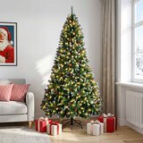  Umjetno božićno drvce sa šarkama 210 cm 300 LED lampica | shoptok.hr