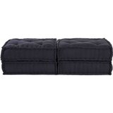  Modularni Pouf 2 kom antracit tkanina | shoptok.hr