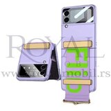  futrola fold sa drzacem za samsung galaxy z flip 3 5G ljubicasta Cene