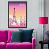 Wallity uramljena slika Paris 3, 55x75 cm | ePonuda.com