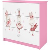  Dječja komoda - ZEKO S LEPTIRIMA - roza | shoptok.hr