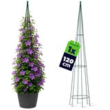 KADAX Vrtna pergola za rastline in rože, kovinski drog za rože, 120 cm, zelena, (5000360365) Cene