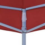 Krov za šator za zabave 3 x 3 m bordo 270 g/m² | shoptok.hr