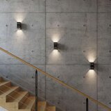  Stenska svetilka BLOCCO črna, (21347374) | Shoptok.si