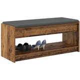  Klupa za hodnik s jastukom Staro drvo 103 x 38 x 45 cm | shoptok.hr