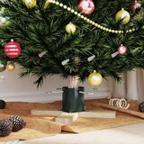 vidaXL Stojalo za božično drevo 1.73 Zelena 50 x 50 x 16 cm | Shoptok.si