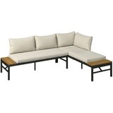 Ambia Garden LOUNGE GARNITURA tkanina akacija v celoti masivno jeklo | Shoptok.si