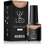 NOBEA UV & LED Nail Polish gel lak za nokte s korištenjem UV/LED lampe sjajni nijansa Brown sugar #38 6 ml Cijene