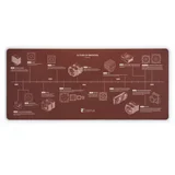 NP-DM3 - desk pad 90 x 40 cm