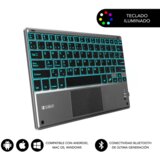 Subblim Teclado tablični računalnik Smart Back Light BT tipkovnice Touchpad siva, (20605502) Cene