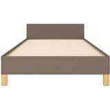  Za krevet s uzglavljem smeđesivi 90x190 cm od tkanine | shoptok.hr