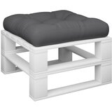  Jastuk za palete antracit 50 x 50 x 12 cm od tkanine | shoptok.hr