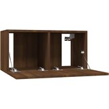 Viseći TV ormarić boja hrasta 60 x 30 x 30 cm konstruirano drvo | shoptok.hr