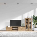  Set TV komoda s ladicama Umjetnički hrast Konstruirano drvo | shoptok.hr