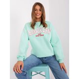 My Red Lips Sweatshirt-EM-BL-617-14.09-mint | Shoptok.si