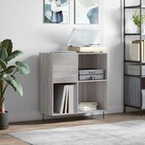 vidaXL Omarica za gramofonske plošče siva sonoma 84,5x38x89cm inž. les | Shoptok.si