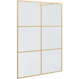  Zid za walk-in tuš Zlatno 140 x 195 cm Staklo otporno na udarce | shoptok.hr