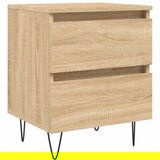 vidaXL Nočna omarica sonoma hrast 40x35x50 cm inženirski les, (20808938) | Shoptok.si