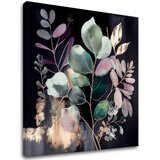  Moderne slike na platnu - jungle's emerald symphony 80x80 cm | shoptok.hr
