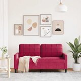  Dvosjed crvena boja vina 140 cm baršunasti | Eponuda.ba