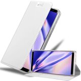 Cadorabo Ohišje, združljivo z Samsung Galaxy NOTE 8 v klasično srebrno - Zaščitni ovitek z magnetnim zapiranjem, stoječo funkcijo in režo za kartice, (20564438) | Shoptok.si