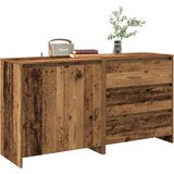  Komoda od 2 komada Staro drvo obrađeno drvo | shoptok.hr