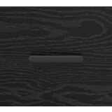 vidaXL Nočna omarica Črni hrast 40 x 35 x 47.5 cm Konstruiran les | Shoptok.si