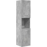 4-dijelni set kupaonskog namještaja siva boja betona drveni 90 x 38.5 x 46 cm | shoptok.hr