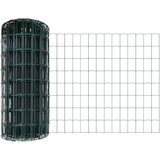 vidaXL Ograja Euro z 5 U postavitvami Zelen 0.4x10 m Jeklo | Shoptok.si