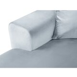 Cosmopolitan Design Svijetlo plava baršunasti sklopiva/s prostorom za odlaganje kutna garnitura (s desnim kutom/u obliku slova "U") Kyoto – | shoptok.hr
