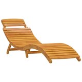  Ležaljka za sunčanje 3 pcs Smeđa Čvrsto drvo akacije | shoptok.hr